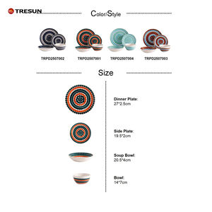 Service de vaisselle en céramique de 12/16 pièces personnalisé en gros Service de table en porcelaine pour 4 personnes - Product Image 6