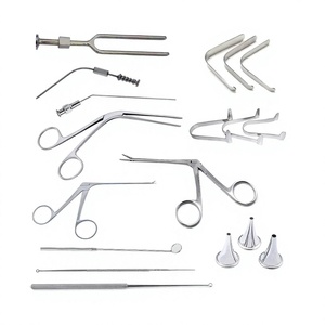 Kit de Cirugía ORL Profesional de Alta Calidad, Pinzas Quirúrgicas Manuales de Acero Inoxidable, Tijeras Quirúrgicas ORL Reutilizables con Certificación MOL - Product Image 1
