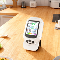 Detector de calidad del aire con PM 2.5 mediante sensores electroquímicos de ozono y láser PM2.5. Monitores de calidad del aire
