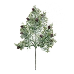 Nueva simulación de aguja de pino de cedro, árbol de Navidad, accesorios de bricolaje con cono de pino tridimensional, decoraciones festivas - Product Image 2