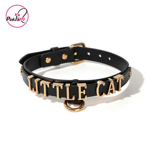 Collier érotique en similicuir YEQU SM Little Cat - Accessoires de jeu de rôle BDSM pour adultes, accessoires sexy et séduisants pour la romance et le <span class=keywords><strong>plaisir</strong></span> sexuel - Product Image 2