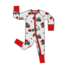 Pijama de Bambú para Bebé con Volantes y Cierre, Manga Larga, Diseño de Pascua para Niños, Ropa de Bebé - Product Image 4