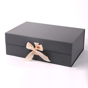 Custom Printed Pink Magnetic Gift Box with Ribbon magnetic bridesmaid wedding gift packaging box Folding Gift Box For Wedding