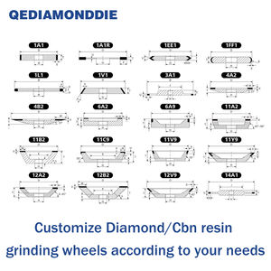Meule diamantée/CBN à liant résineux 11A2 12A2 11V9 12V9 pour lame de scie circulaire en carbure - Product Image 4