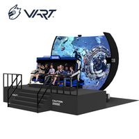 Centre commercial VART 3D/7D/9D/12D Cinéma orbital intérieur Film à l'oeil nu Théâtre de vol Cinéma dôme