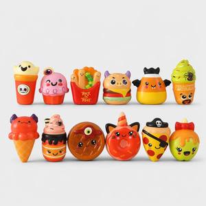 Set de Squishies de Comida de Halloween al por Mayor, de Espuma PU de Rebote Lento, Kawaii, con Formas de Hamburguesa, Pizza y Donut, Juguete Antiestrés Fidget, Regalo a Granel para Fiestas JK - Product Image 1