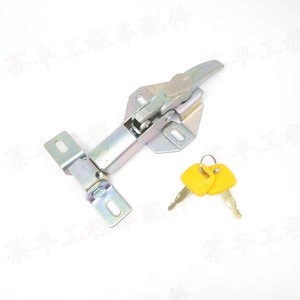 ฮิตาชิ ล็อคฝาครอบเครื่องยนต์รถขุด ล็อคทรงกระบอก สำหรับ Ex120 200 230 240 330 3 5 6 พร้อมกุญแจ 2 ดอก - Product Image 1