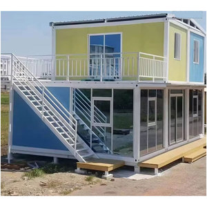 Excelentes Precios: Casa Contenedor de Acero Prefabricada Desmontable Moderna de 40ft/20ft con Paneles Sándwich y 2 Dormitorios - Product Image 2