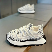 Nouvelles baskets décontractées montantes pour hommes, tendance hiver-printemps, légères, en maille respirante, vente en gros usine