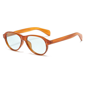 Gafas de Sol de Diseño Unisex, Clásicas, Retro, con Remaches, Estilo Piloto, para Hombre y Mujer, Ovaladas Grandes, Protección UV400 - Product Image 3