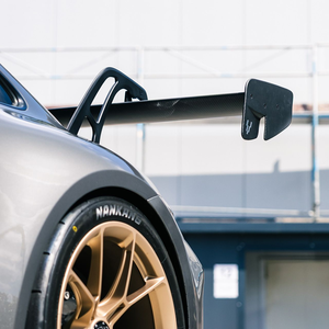 Spoiler Posteriore in Fibra di Carbonio Stile Valcan Alpha con Angolo Regolabile per Porsche 911 992 <span class=keywords><strong>GT3</strong></span> - Product Image 4