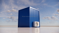 Skyacross CX2627 – Bureau mobile préfabriqué modulaire sur mesure en conteneur maritime de 10 pieds, structure robuste, pliable et extensible