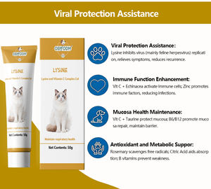 Integratore Premium per Cani e Gatti a Forma di U con Lisina, Vitamina <span class=keywords><strong>C</strong></span> e Taurina in Gel per Supporto Immunitario, Salute di Occhi e Cuore, Digestione Sensibile - Product Image 4