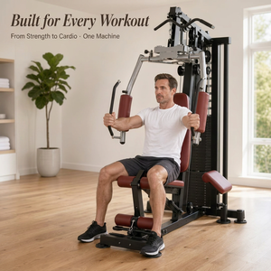 Profesyonel Dayanıklı Çok İstasyonlu Antrenör Tam Vücut Egzersiz Aleti Göğüs/Sırt/Bacak Hepsi Bir Arada Metal Fitness Güç Antrenman Makinesi