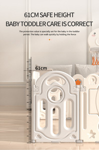 Corralito Plegable para Bebés con Puerta de Seguridad, Área de Juegos Multifuncional para Bebés, Niños Pequeños y Niños, Uso Doméstico - Product Image 6