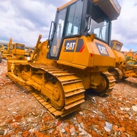 Bulldozer Crawler CAT D6G2 Bekas Asli 17 Ton Hidrolik untuk Pekerjaan Pemindahan Tanah di Tempat Pembuangan Sampah