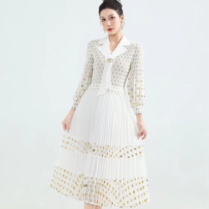 Wholesale White Dress With Gold Collar High-Quality Evening Dress |  Alibaba.com