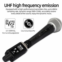 Système de monitoring intra-auriculaire sans fil, émetteur-récepteur, faible latence, pour la scène, les répétitions, le DJ, l'équipement audio