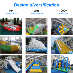 AOYU Gran Parque Acuático al Aire Libre Juego Deportivo Inflable Diversión Verano Escalada Pared Tobogán Piscina Iceberg Flotador Juguetes Accesorios - Product Image 3