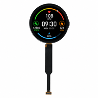Módulo LCD TFT IPS Redondo Personalizado de 1.8 Pulgadas, 360x360, Interfaz MIPI, Controlador IC ST77916, Brillo de 300cd/m para Reloj Inteligente