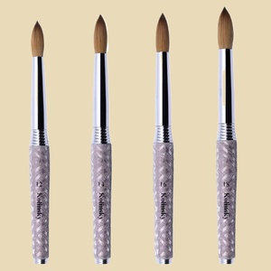 Pinceau à ongles professionnel OEM/ODM, 100% Kolinsky, spécial artiste ongulaire américain, grand modèle 18/22/24 - Product Image 1