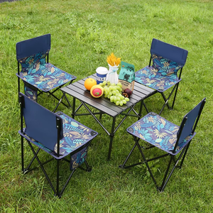 <span class=keywords><strong>Table</strong></span> de <span class=keywords><strong>camping</strong></span> pour pique-nique en plein air en acier au carbone pliable et légère avec sac de transport pour 4 <span class=keywords><strong>personnes</strong></span> - Product Image 6