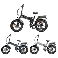 Vélo électrique pliable EMOKO EC20PRO à double batterie, pneus larges 20*4.0, moteur haute puissance 48V, vélo électrique tout-terrain pliable