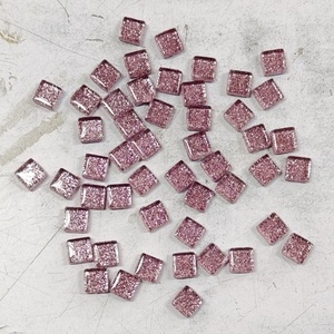 Mosaicos de Vidrio Brillante para Manualidades, Piezas Cuadradas Sueltas de Arcoíris, Precio de Fábrica - Product Image 3