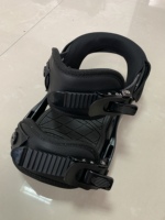 Sangles de fixation en aluminium, imperméable, de qualité supérieure, pour le Sport de neige, noir, réglable en métal, pour adultes