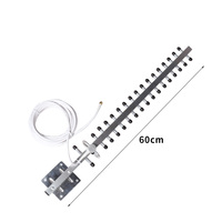 Antenne Yagi directionnelle SMA mâle 2,4 GHz WiFi 2400-2500 MHz 18DBI polarisation verticale pour extérieur