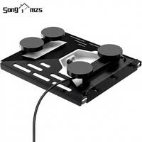 Support magnétique pour voiture Starlink Mini avec coque de protection en acier usiné CNC noir