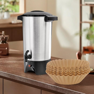 Filtros de Café Perforados para Cafetera de 12 Tazas, Filtro Desechable Compatible <span class=keywords><strong>con</strong></span> Cafetera Comercial - Product Image 3