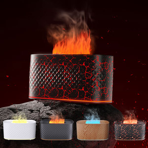 Hộ gia đình siêu âm ngọn lửa hương thơm khuếch tán hương liệu USB máy tính để bàn tinh dầu hương thơm khuếch tán với ánh sáng ban đêm - Product Image 4