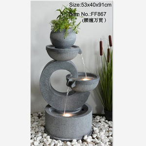 Fontaine d'intérieur personnalisée pour la relaxation, cascade au sol pour la maison, le bureau, le <span class=keywords><strong>jardin</strong></span>, la terrasse - Product Image 5