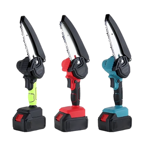 Mini tronçonneuse électrique sans fil Ananke Tools, 6 pouces, industrielle, DIY, batterie lithium rechargeable, 550W, 1500mAh, NT-02, OEM - Product Image 2