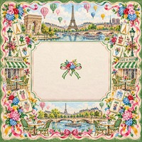 Tapis de Mahjong Arc de Triomphe avec ruban et rosette, tapis de table de Mahjong avec jeu de Mahjong