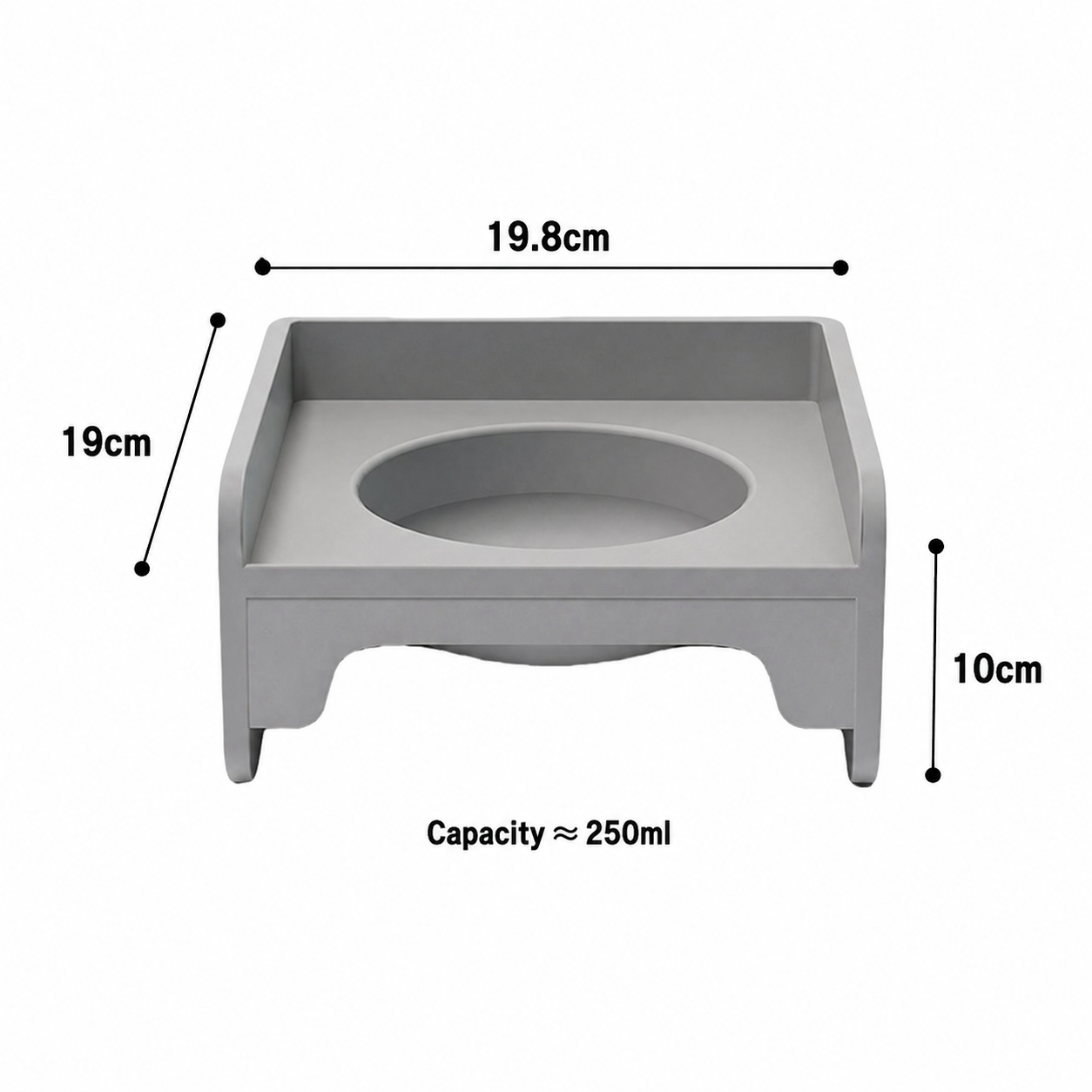 Gray-Dish rack