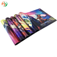 Tapis de jeu XXL coloré 14'' x 24'' x 1,5 mm, promotionnel, résistant à l'usure, grand tapis de souris 3D pour le divertissement et le gaming