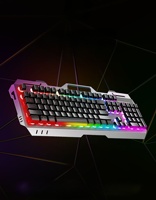Axe de thé mécanique chaud sentir clavier et souris ensemble ordinateur portable de bureau clavier filaire et souris jeu e-sport