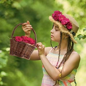Ingrosso piccolo cesto di <span class=keywords><strong>vimini</strong></span> con maniglia cesti per ragazze di fiori per matrimoni uova di caramelle da Picnic salice ovale intrecciato intrecciato - Product Image 5