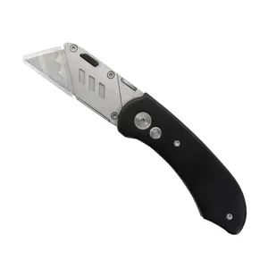 RX007 Black Color Quick-change SK5 Blade Aluminium Alloy outdoor pocket knife Folding Blade Utility Knives