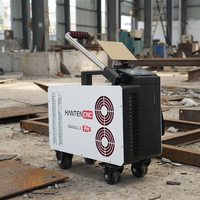 Nettoyeur laser à fibre pulsée portatif refroidi par air pour l'élimination de la rouille et de l'oxyde, traitement des surfaces en bois