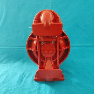 Pompe pneumatique à diaphragme WILDLIN 1 pouce en aluminium T2/AAAAB/BNS/BN/ABN/0014 avec diaphragme Buna-N pour eau et huile, pompe métallique - Product Image 4