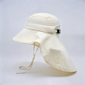 Chapeau de soleil unisexe UPF50+ à large bord avec protection nuque, broderie 3D, respirant, séchage rapide, chapeau bob décontracté pour l'extérieur avec sangle de menton réglable - Product Image 2