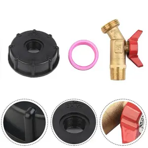 Konektor IBC S60x6 Female x 1/2 "kualitas tinggi fitting Camlock