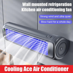 2000mAh Quiet Vertical Air Conditioner Desktop Fan Wall No <b>Drilling</b> Cooling Portable Personal <b>Mini</b> Floor Tower With 3 Speeds Sma - Product Image 2