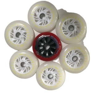 YSMLE Vente en Gros Roues de Roller Intérieures Extérieures de Haute Qualité 110MM en PU <span class=keywords><strong>pour</strong></span> Patins en Ligne - Product Image 4
