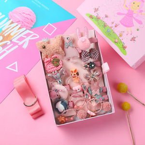 Nhà Máy Trực Tiếp Bán 24 cái/hộp Bé Mũ Nón Bow Clip Trẻ Em Kẹp Tóc Cô Gái Tóc Phụ Kiện Bộ Quà Tặng - Product Image 5