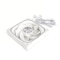 Ventilateur de boîtier d'ordinateur XINMAI 120 mm, ventilateur de radiateur PC gaming ARGB silencieux avec roulement fluide, ventilateur de refroidissement personnalisé 5V 3 broches