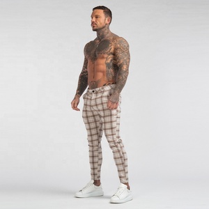 Uomini Skinny Fit Stretch Controllare <span class=keywords><strong>Pantaloni</strong></span> <span class=keywords><strong>di</strong></span> Marca <span class=keywords><strong>Pantaloni</strong></span> <span class=keywords><strong>di</strong></span> cotone <span class=keywords><strong>di</strong></span> Alta degli uomini <span class=keywords><strong>di</strong></span> Strada <span class=keywords><strong>Pantaloni</strong></span> & <span class=keywords><strong>Pantaloni</strong></span> - Product Image 2